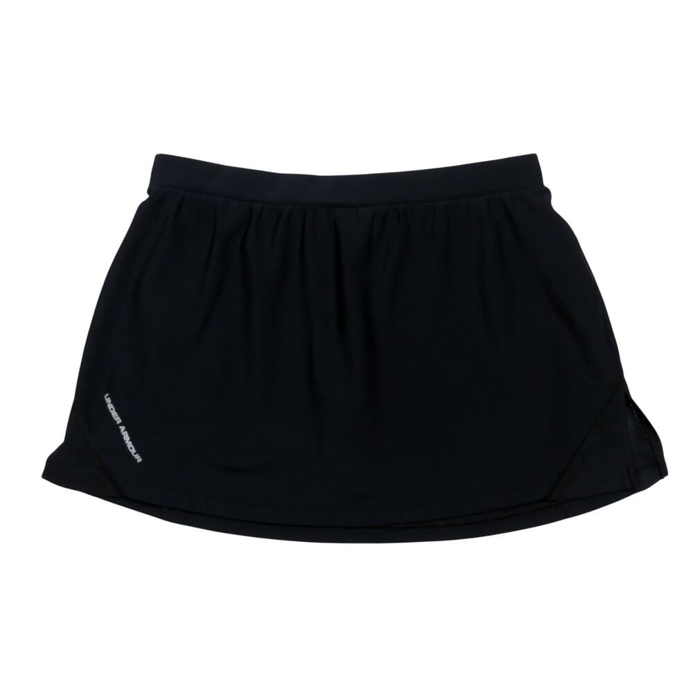 Under Armour Black Athletic Mini Skirt with Shorts Medium Golf Skirt Tennis - Picture 4 of 9